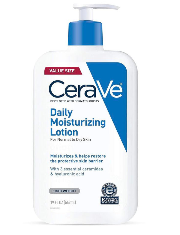 CeraVe Daily Lotion with Ceramides & Hyaluronic Acid | Face & Body 473 ML
