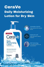 CeraVe Daily Lotion with Ceramides & Hyaluronic Acid | Face & Body 473 ML